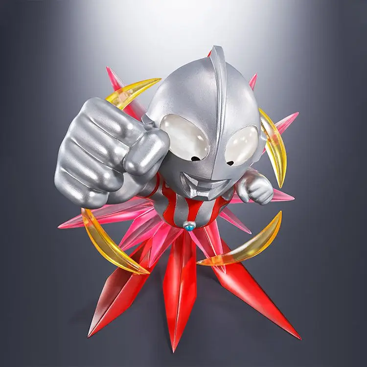 TAMASHII Nations Box Q - versie Ultraman Figures - Zero, Tiga Blind Box Collectibles met eivormige dozen voor decoratie