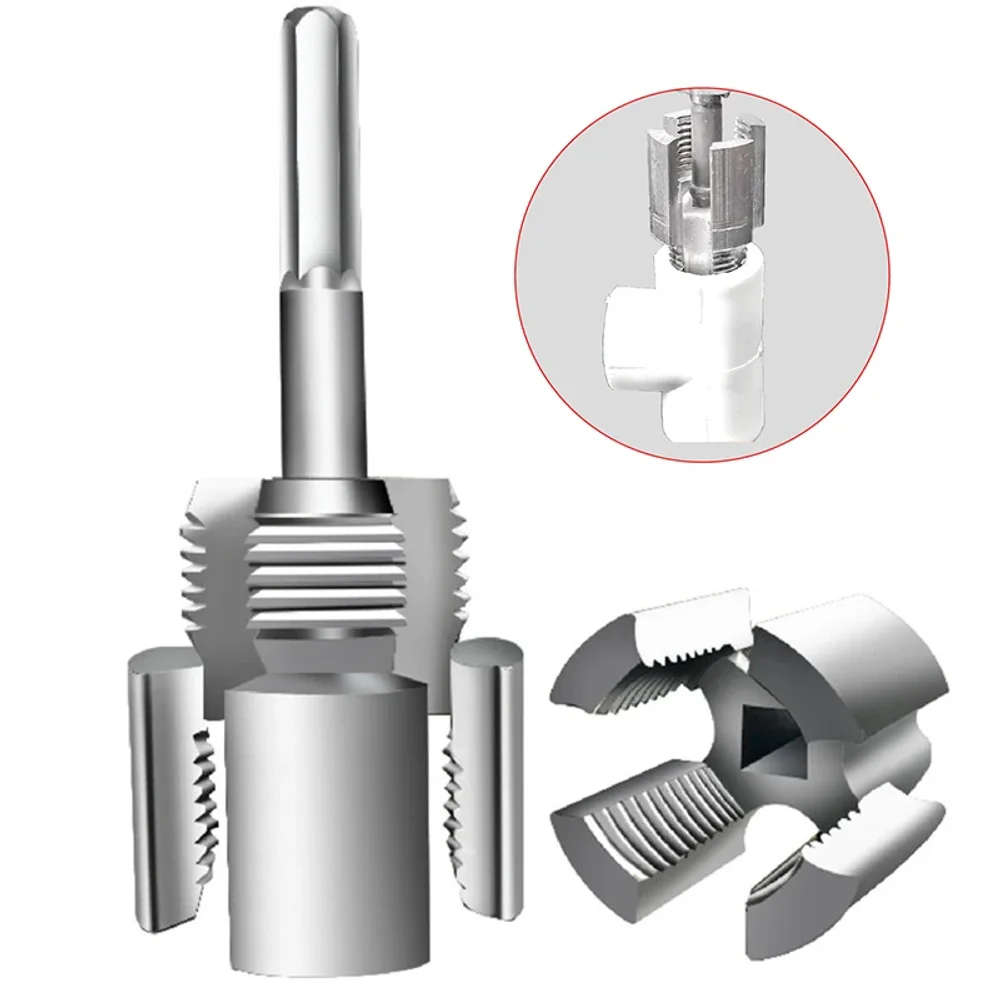 

PPR/PVC Water Pipe Threader 20MM/25MM Tapping Tool Internal Thread External Thread Integrated Die Water Pipe Wire Opener