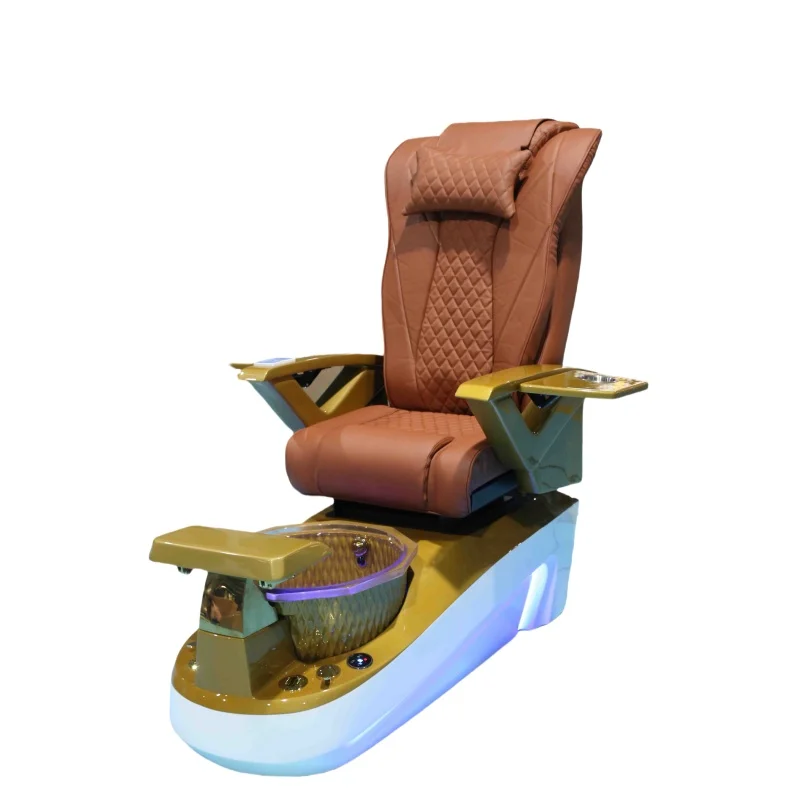 Modern Luxury Nail Pedicure Chair Reclining Salon Beauty Lamp Surf Foot Bath Chair Pedicure