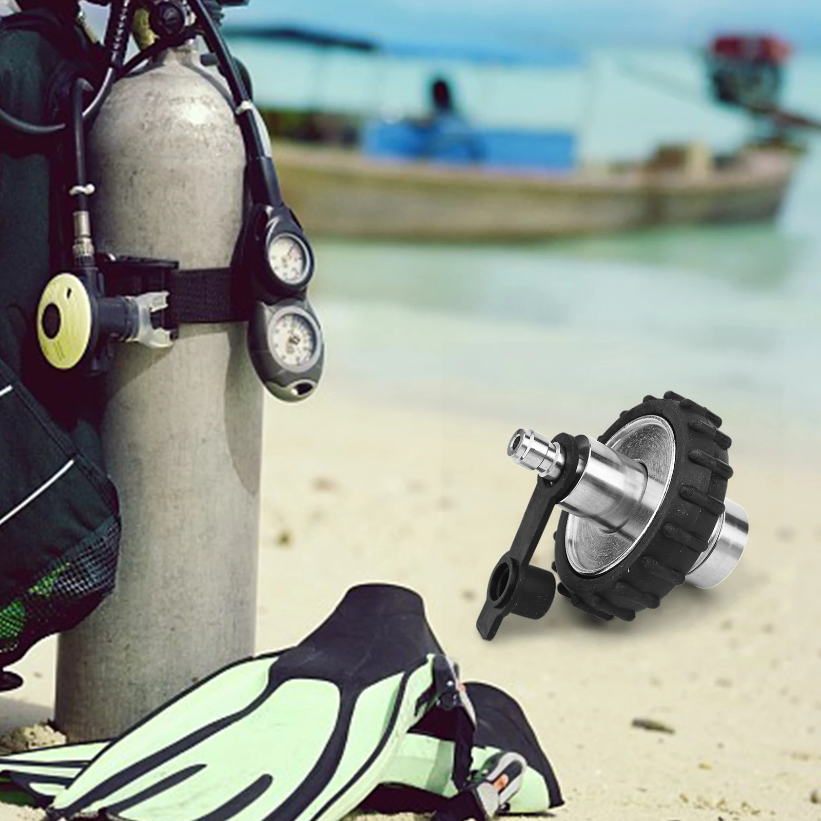 DIN Adapter Cylinder Connector Diving Events 127g Weight Dust Cover Included External Thread for g5 8 For 8mm Interface