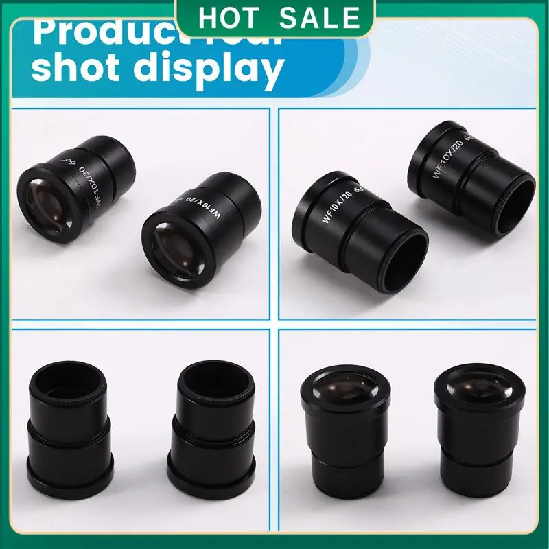 

My Home 2PCS WF10X Wide-Angle 20MM High Eyepoint Eyepieces For Stereo, Binocular, And Trinocular Microscope Interface