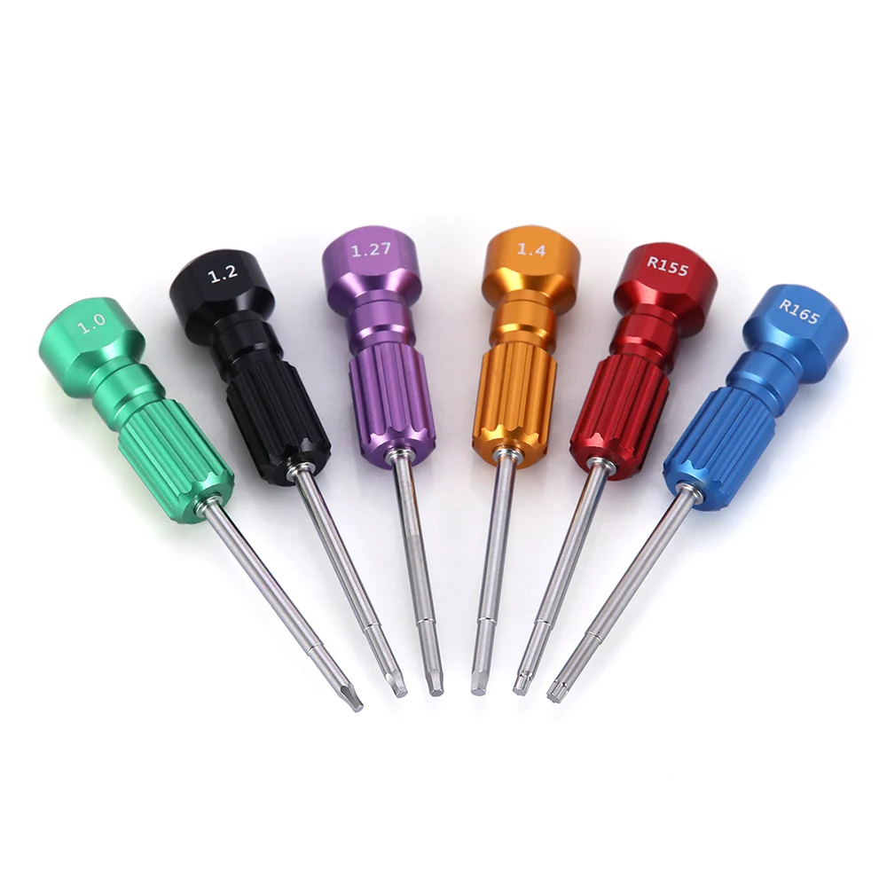 AZDENT 6pcs/Kit Dental Laboratory Implant Screwdriver Micro Screw Driver for Implants System Drilling Tool