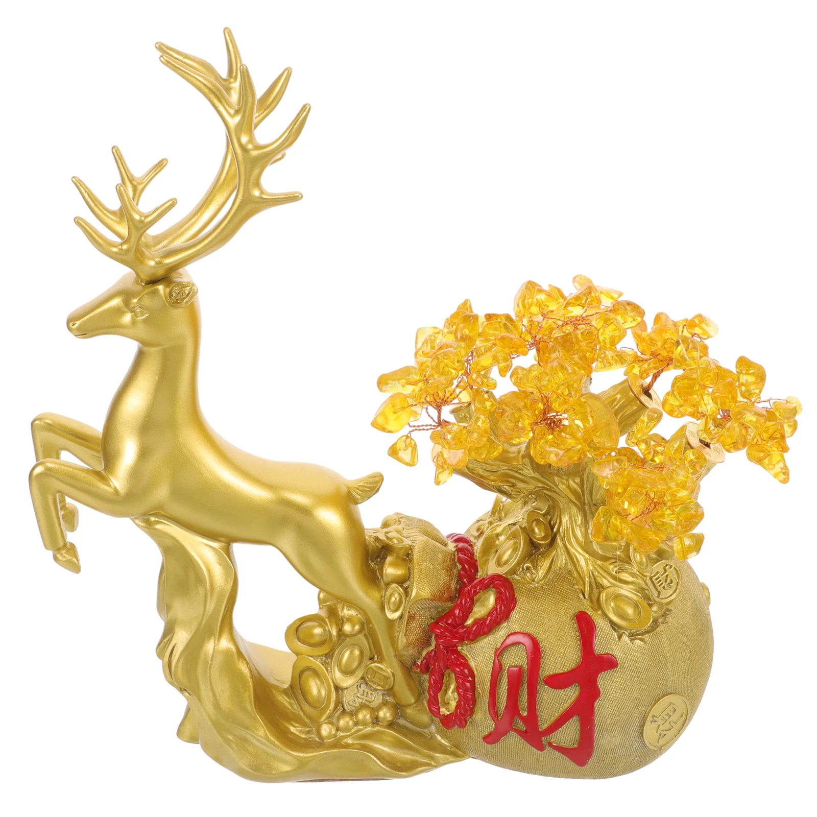

Deer Figurines Home Decor Desktop Decoration Reindeer Sculpture Christmas Decorations