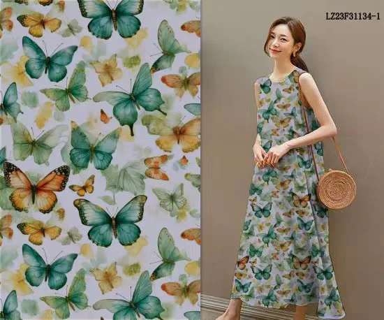 

Sweet May Floral 100% хлопок 80-х годов Like Liberty Ткань с цифровым принтом для шитья тканевого платья Юбка Детский дизайнерский поплин Tela