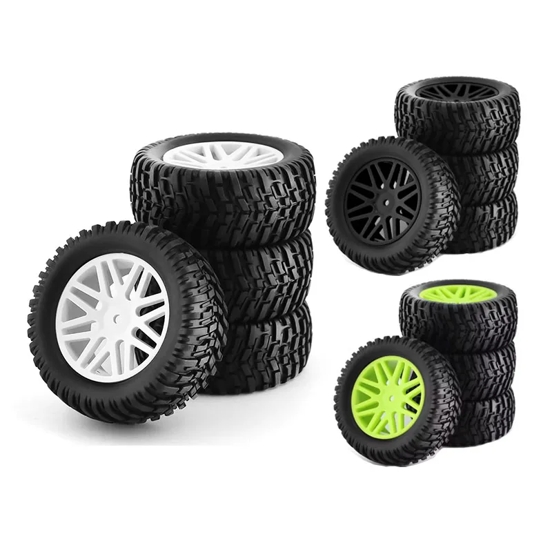 

4Pcs 1/10 RC Car Truck Tires Tyre Wheel 12mm Hex 96mm*40mm Parts For HSP 15502 94107 94170 94155 94177 HPI Tools Accessories