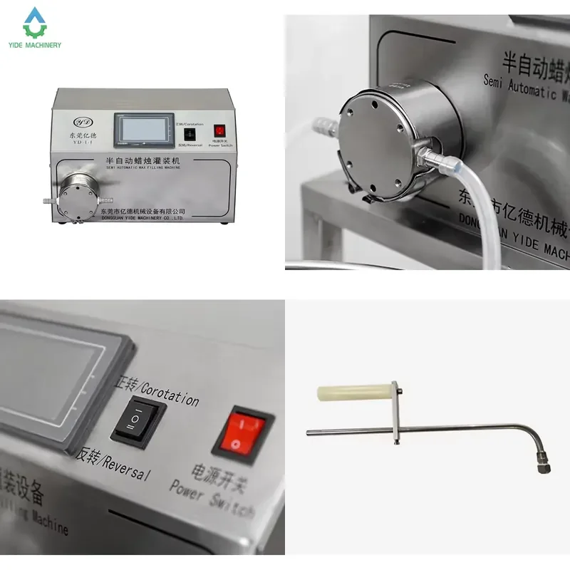 2026 CE Semi Automatic Candle Wax Filling Machine for Soy//Bee/Gel Wax Small Business Startup Glass Jar Candle Making