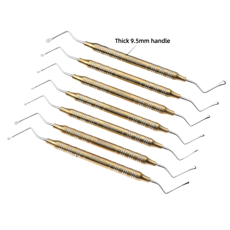 

1 шт., стоматологический скалер, кюретка для костей, набор имплантатов, инструменты, зубная кюретка, зубчатые кюретки, стоматологические лабораторные инструменты