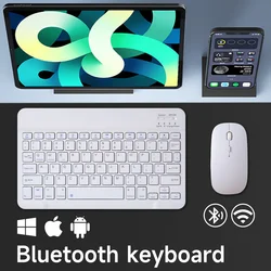 Bluetooth Keyboard For Xiaomi Huawei Samsung Ultra thin Portable Ultra Thin Spanish Portugal French USB For iOS Android Windows
