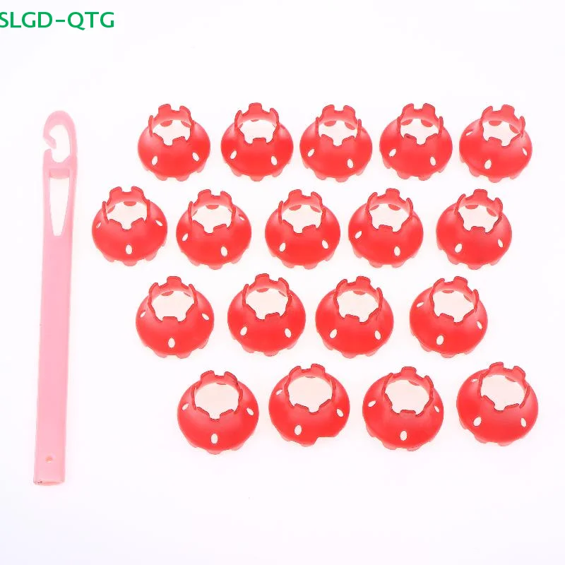 

18/30Pcs Hair Root Perm Rods Bars Curlers With Hair Hook Hair Rollers Hair Styling Tools Fluffy Hair Maker DIY Curling Hair Tool