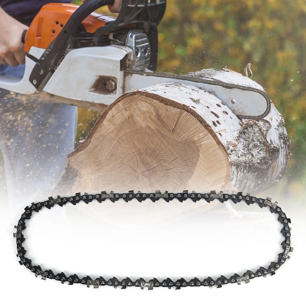 Metal Chainsaw Chain 45 Drive Links Mini Steel Chains 12 Inch Chainsaw Saw Chain 3/8inch Pitch Chainsaw Blades Electric Saw Tool