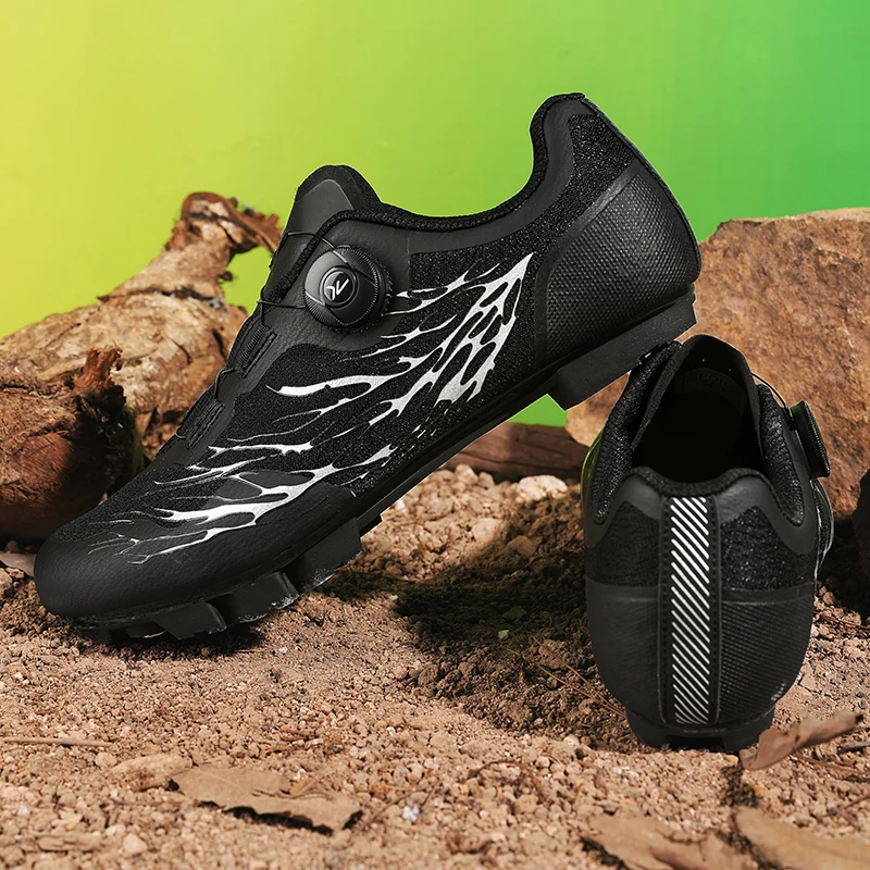 

Road Cycling Shoes male Breathable Summer Self-Locking Cleat Non-slip Mountain Bicycle Shoe Men's spd racing Sneaker Lightweight