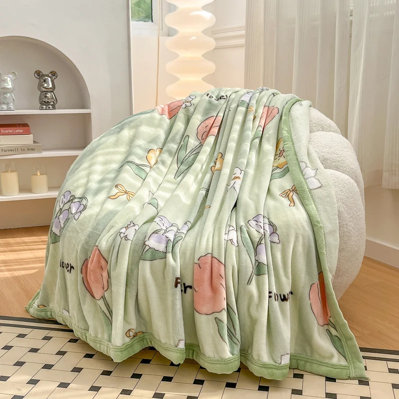 2024 New Milk Plush Fruit and Vegetable Series Blanket