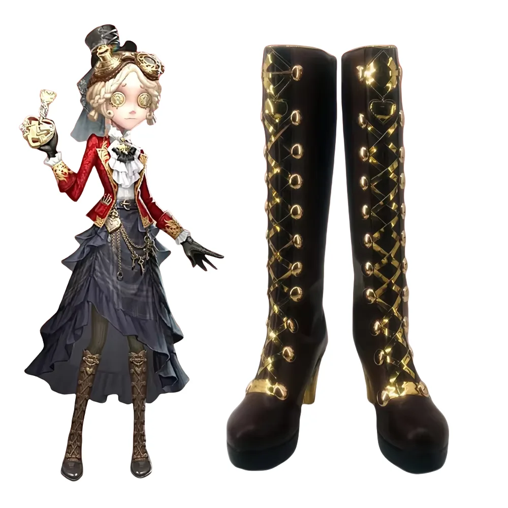 

Game Identity V Tracy Reznik Cosplay Shoes Cosplay Boots Comic Halloween Party Mechanic Cosplay Costume Prop Anime Shoes