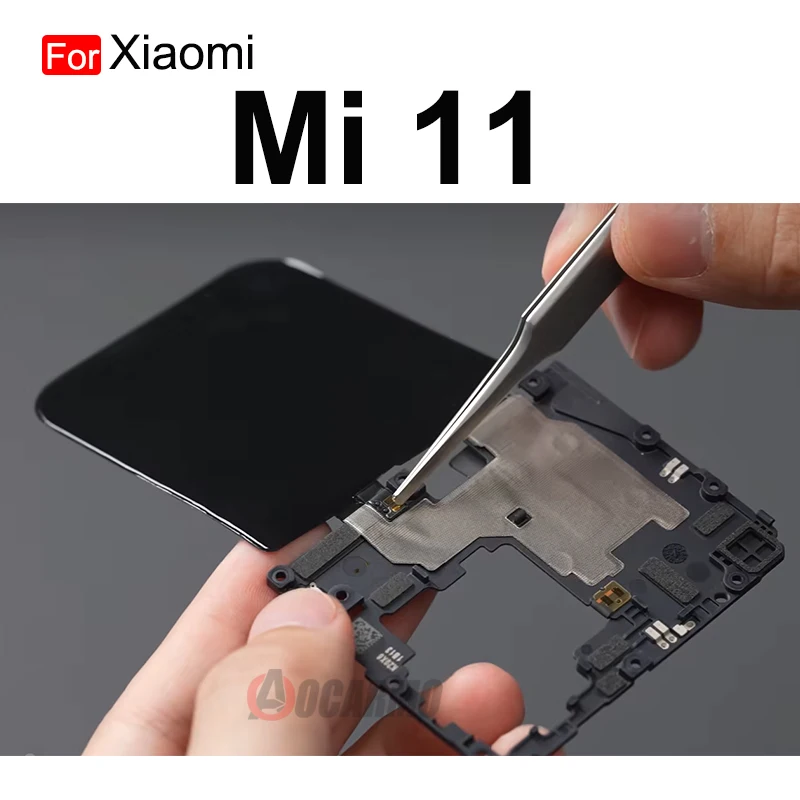 1 pz per Xiaomi Mi 11 copertura della scheda madre ricarica Wireless bobina di induzione Antenna NFC cavo flessibile parte di ricambio