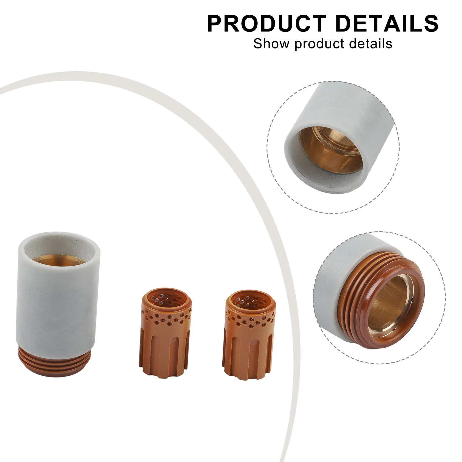 Metal Cutting Accessories Retaining Cap Plasma Cutting Quality Control Standards 1 Pc Fixed Cover For PMX 1000