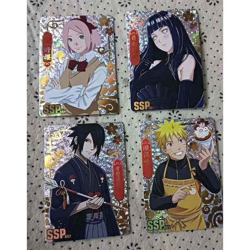 Anime NARUTO Rare CP Reflections Flash Cards Uchiha Itachi Hyuga Hinata Pain Toys for boys Collectible Cards Birthday Gifts