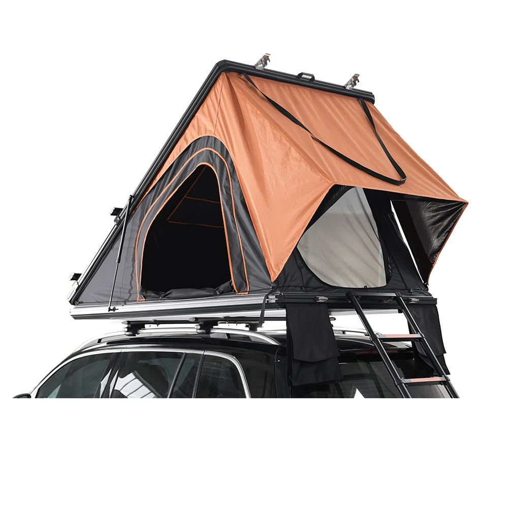 Camping Roof Tent Hard Shell Off-Road Camping Aluminum Roof Tent Car Triangle