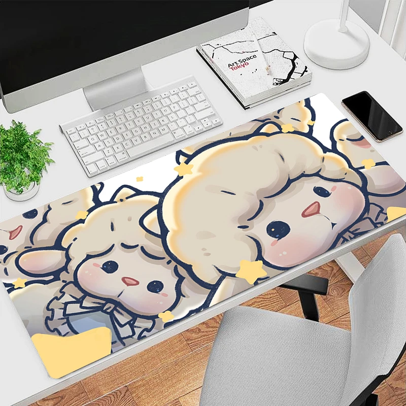 

Cartoon Sheep Cute Best Gift Mouse Pad PC Kawaii Anime Desktop Mat Laptop Gaming Accessories Keyboard Rug Speed Mousepad Carpet