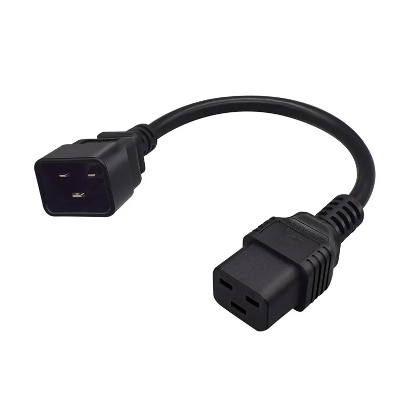 IEC 320 C20 to C19 Extension Cable Power Adapter 30cm Server Power Cord Plug For PDU/UPS Server Socket Converter AC Power Cord