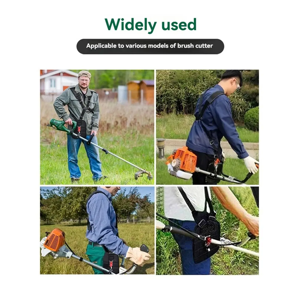 KSOL Strimmer Double Shoulder Harness Strap Pruner Padded Belt for Brush Cutter Trimmer Lawn Mower Band Garden Tools
