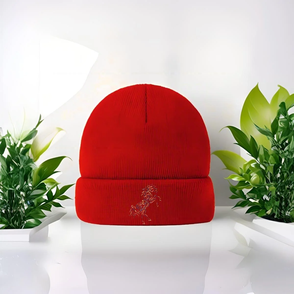 قبعة محبوكة جديدة للجنسين من الخط العربي 2026 - أغطية رأس شتوية متعددة الألوان ودافئة ومريحة مع f أنيقة #4