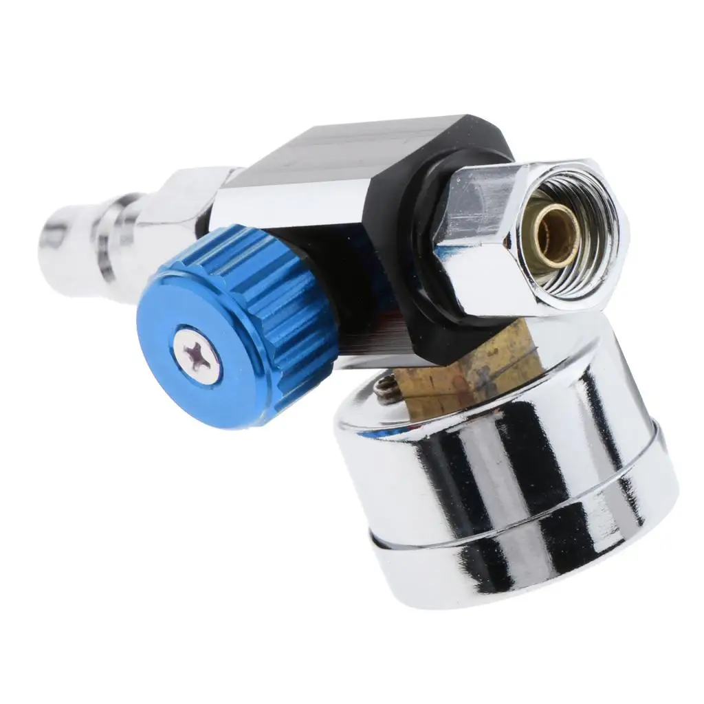 Table Adjustable Alloy Spray Air Pressure Regulator for Paint Sprayer Gauge for Workshop Tool