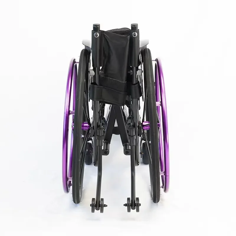 Foldable 24-Inch Manual Wheelchair