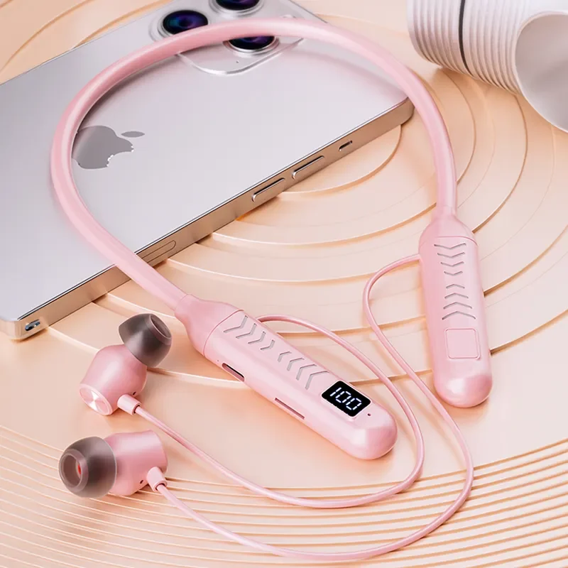 2026 New True Wireless BT Headphones: High Quality, Long Life, Digital Display and Pluggable Memory Card Playback!