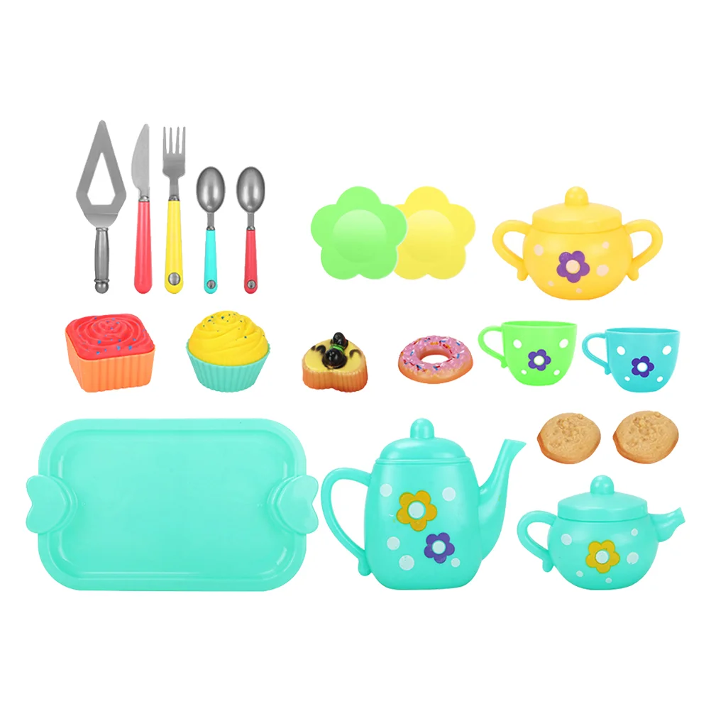 

Toddler Toys Dollhouse Pretend Food Simulation Teapot Teacup Simulated Child Cups