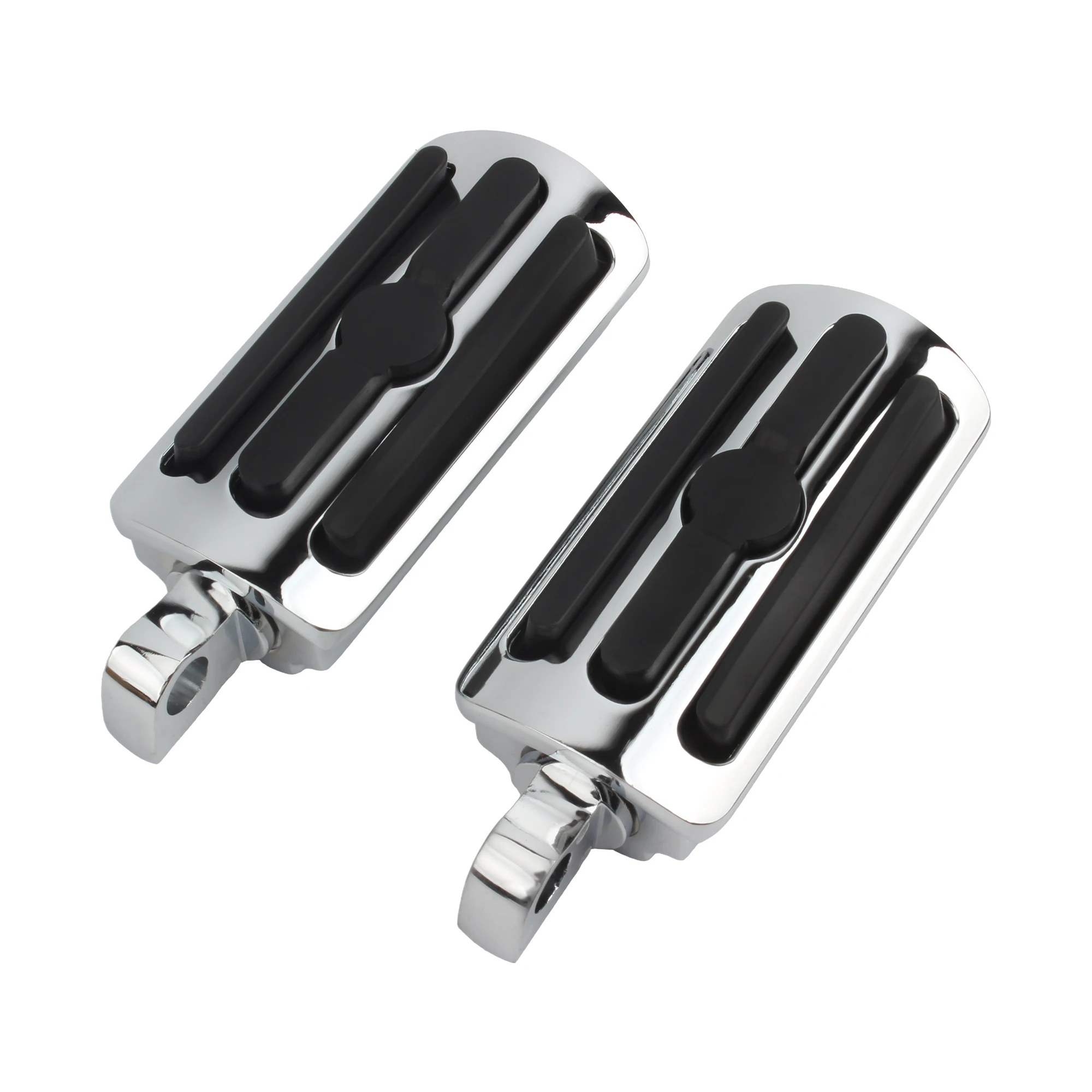 For Harley Electra Road King Street Glide Universal Motorcycle Foot Pegs Pedals FootRests 1-1/4\