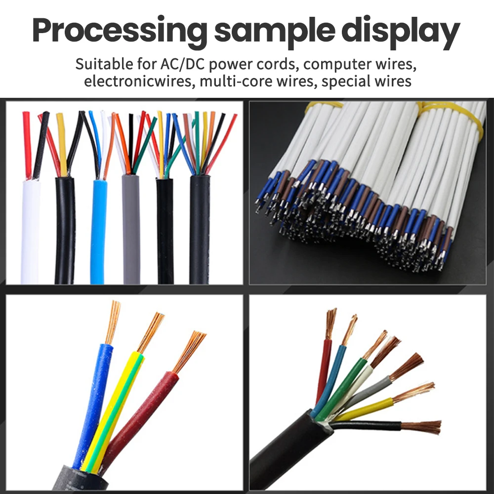 305-310 Pneumatic Wire Stripping Machine for AC DC Power Cord Computer Cable Electronic Cable Multi-core Cable Stripping