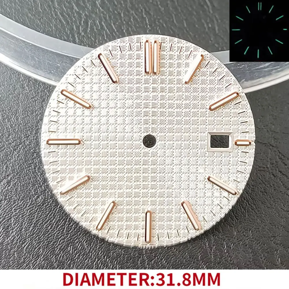 قرص ساعة معقمة لساعة اليد ، تقويم فردي ، قرص معدل ، إكسسوارات حركة NH35 ، قطر #2