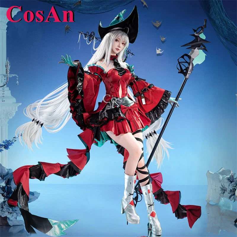 

CosAn Game Arknights Skadi The Corrupting Heart костюмы для косплея элегантная великолепная боевая форма одежда для ролевых игр на Хэллоуин