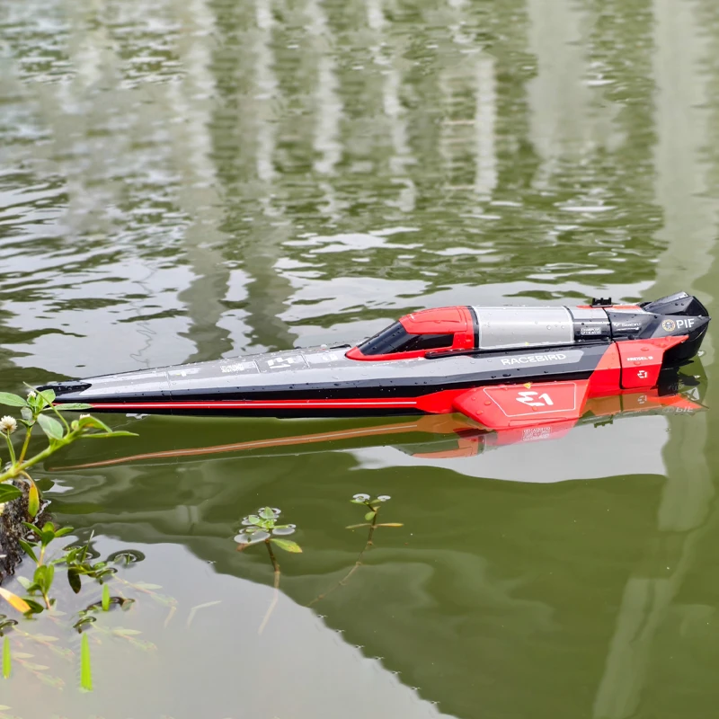 Neues E1 RaceBird ferngesteuertes elektrisches hängendes Hydrofoil-Boot, schnelles Boot, wassergekühlter Motor, RC-Boot, Spielzeug für Erwachsene und Kinder