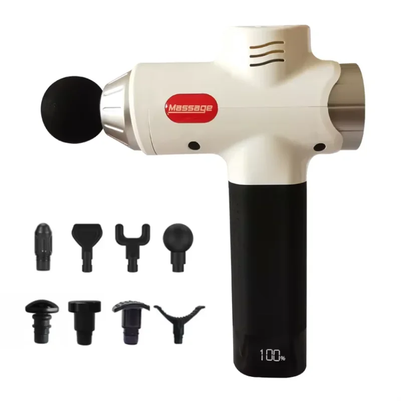 Heated High Quality Brushless Fascia Hot And Cold Massage Gun With Heating And Cooling