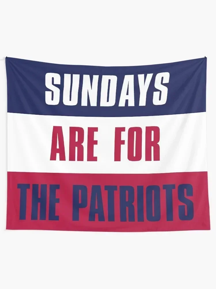 Sundays are for The Patriots, New England Tapestry Custom House Decor Tapestry