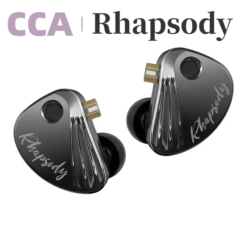 

CCA Rhapsody 2DD+4BA HiFi Earphones Music IEM Headphone Hybrid Wired Earbuds With Detachable Cable for Audiophiles Musicians CCA