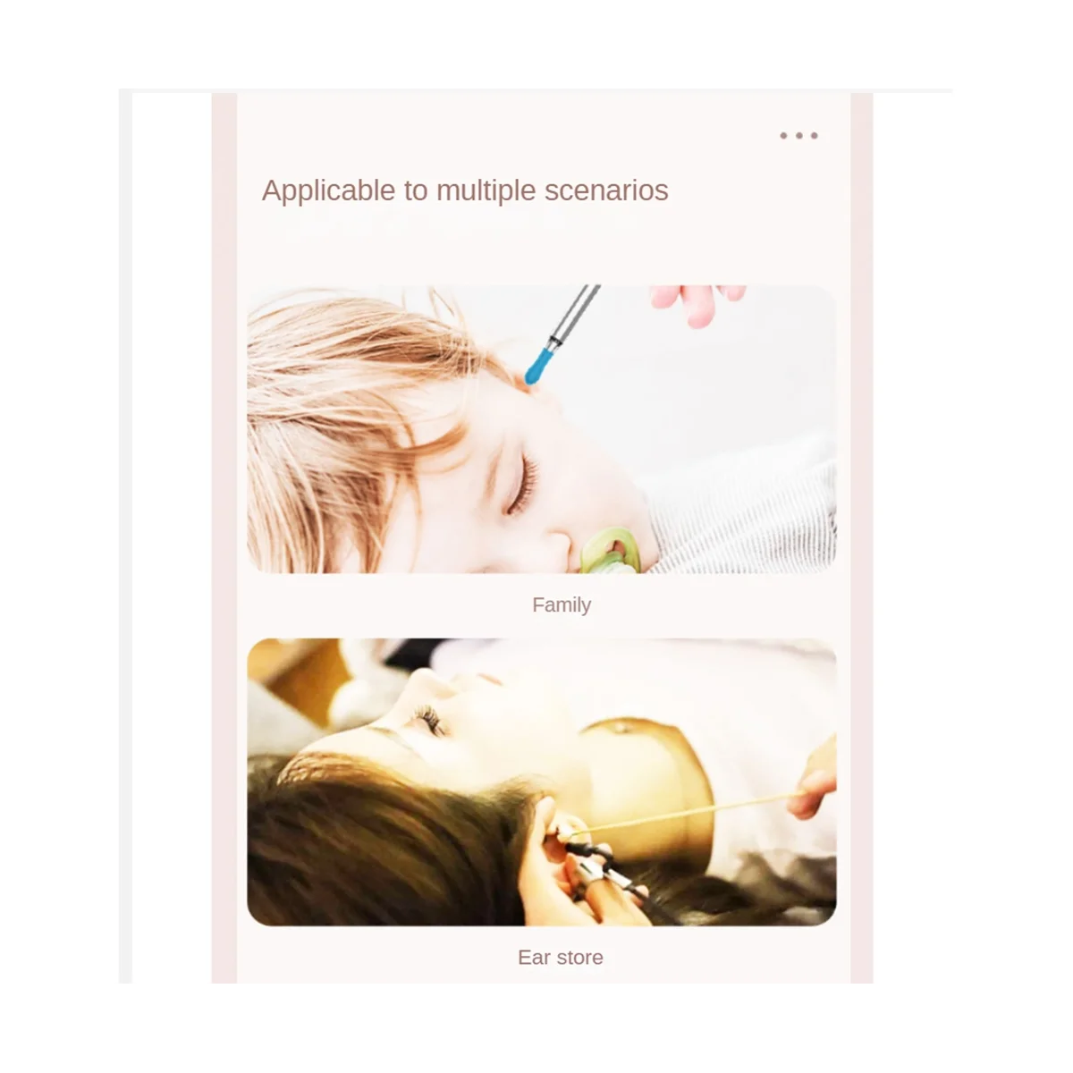 Wireless Smart Visual Ear Picker otoscopio strumento di rimozione del cerume con Kit endoscopio dell'orecchio della fotocamera per la pulizia dell'orecchio dei bambini-A