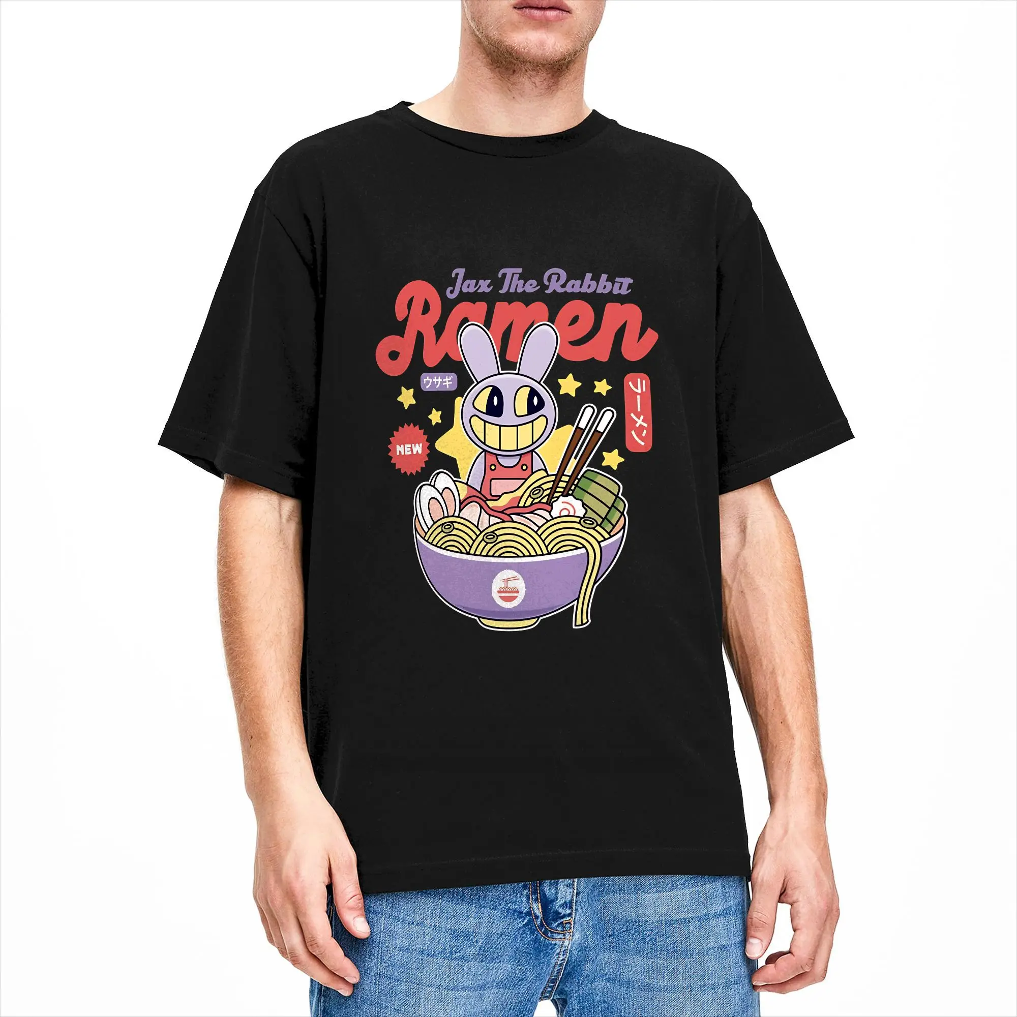 Fashion Amazing Circus Jax TADC T-Shirt Men Round Collar Cotton T Shirts Romen Rabbit Short Sleeve Tee Shirt 4XL 5XL 6XL Tops