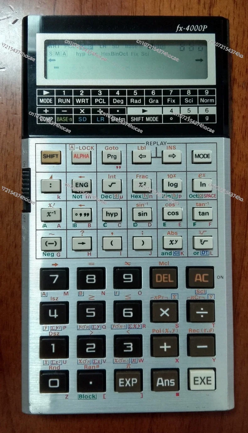 fx-4000P Vintage Programmable Scientific Calculator, 550 Steps Engineering Math Tool, Fully Functional