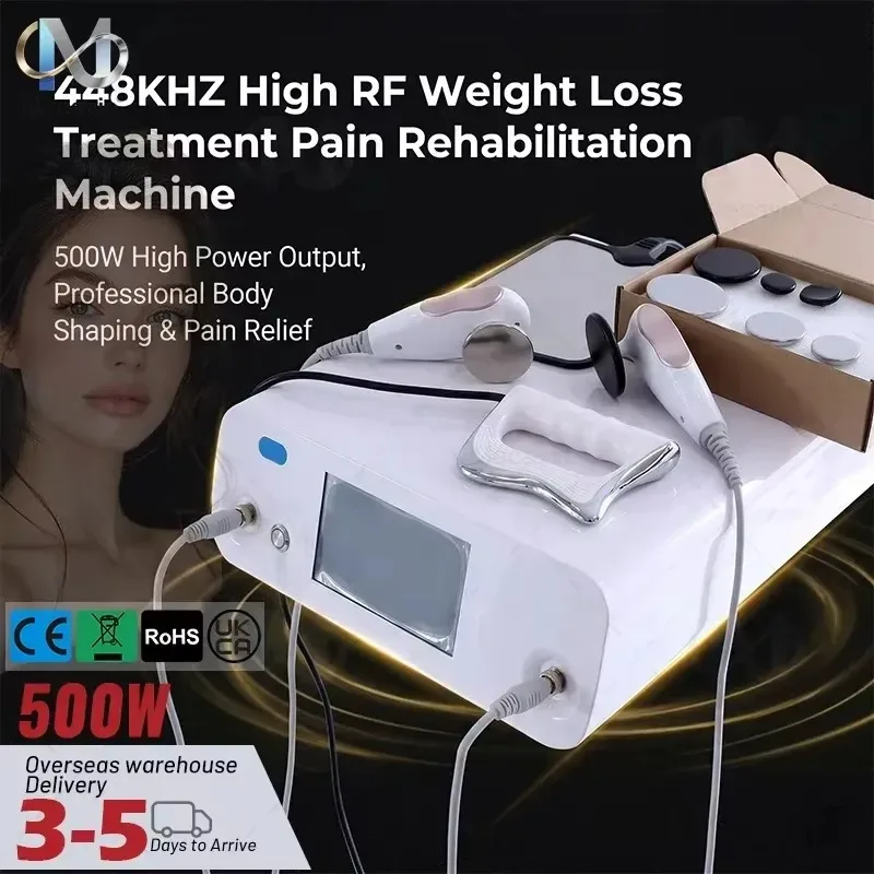 448KHz Fever Master Machine Deep Heat Therapy For Body Rehabilitation Facial Wrinkle Cellulite Dissolving