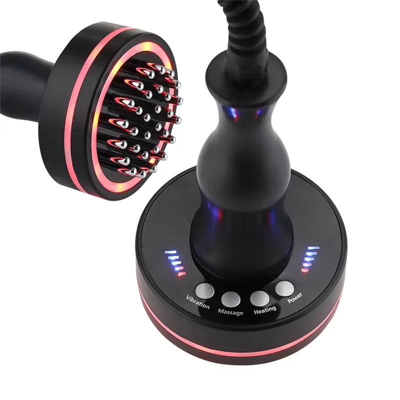 

A47F-Электрическая массажная щетка Meridian для всего тела, сжигания жира, Гуа Ша, антицеллюлитная с функцией нагрева