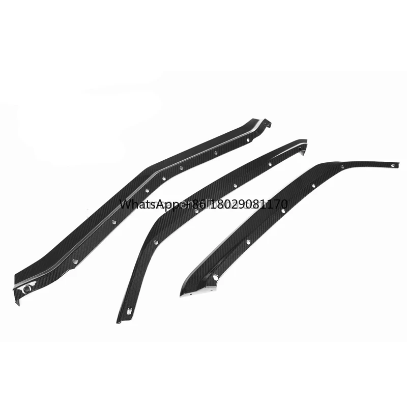 Parachoques delantero de carbono seco para coche, accesorios para Corvette C8 CS Style, Winglet Splitter, Kit de carrocería para Chevrolet Corvette C8