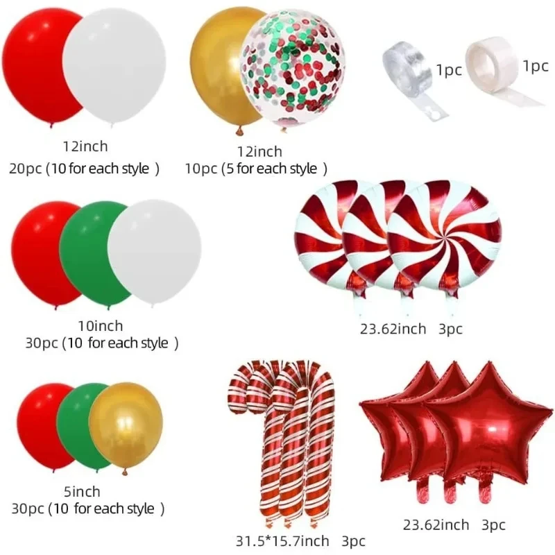 Disney Candy Windmill wreath Christmas Balloon Chain Set