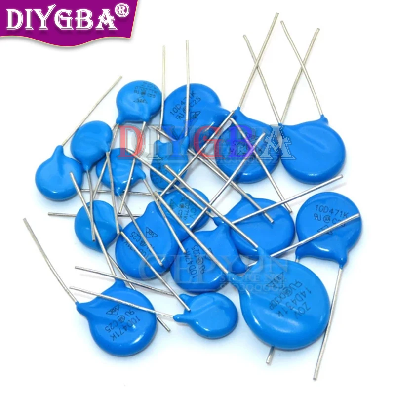 10PCS New 7D 10D 14D 7D180K Piezoresistor Varistor Series 7D220K 10D270K 10D330K 14D471K 14D220K 7D431K 10D621K 10D561K Resistor