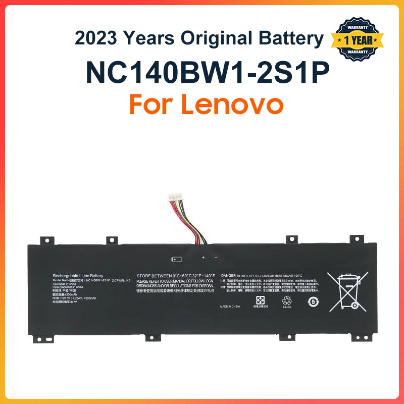 

7.6V 31.92WH 4200mAh NC140BW1-2S1P Laptop Battery For Lenovo IdeaPad 100S 0813002 80R9 100S-14IBR 100S-141BR 2ICP4