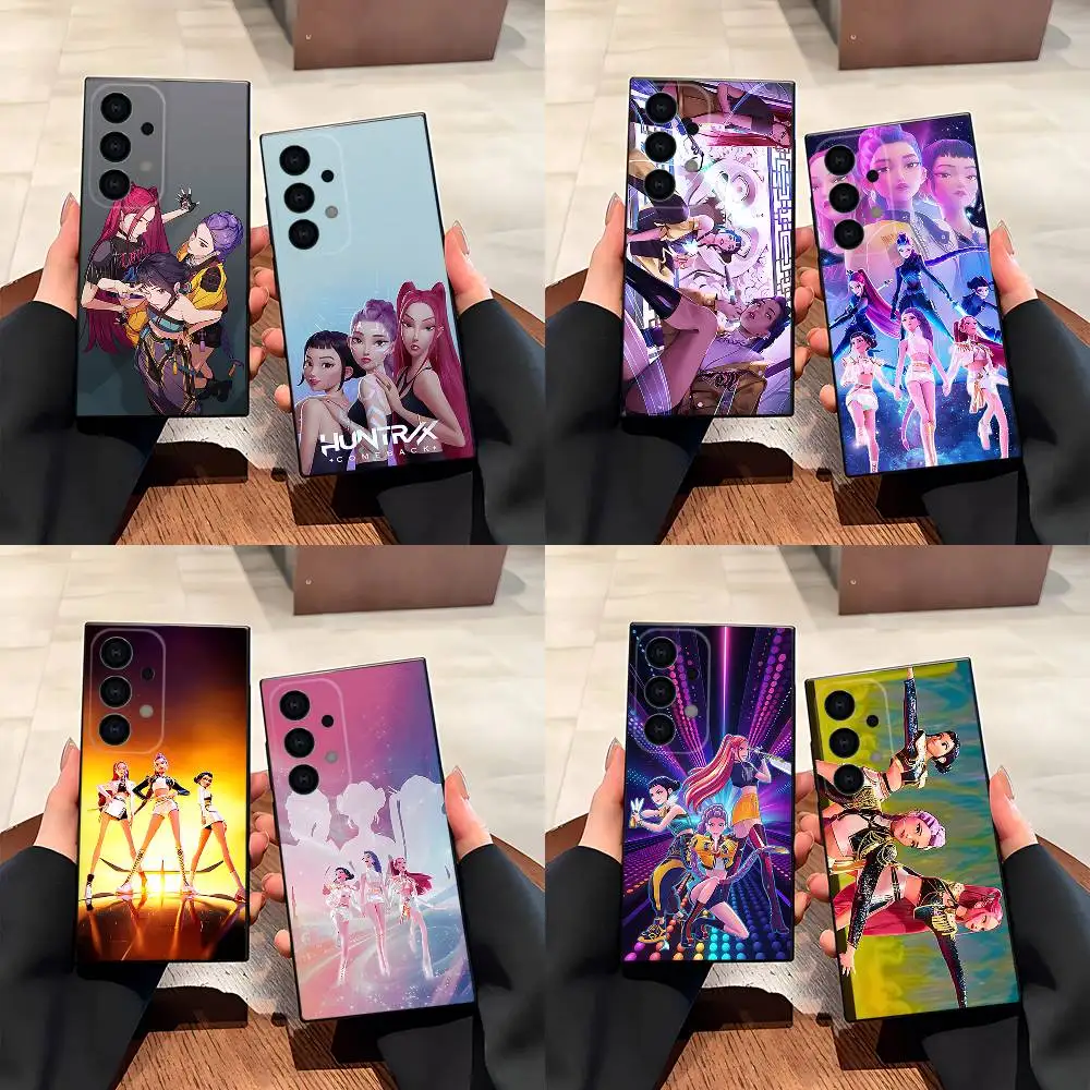 

Demon H-Hunters H-Huntrix Phone Case For Samsung S25,S24,S21,S22,S23,S30,Ultra,S20,Plus,Fe,Lite,5G Black Cover