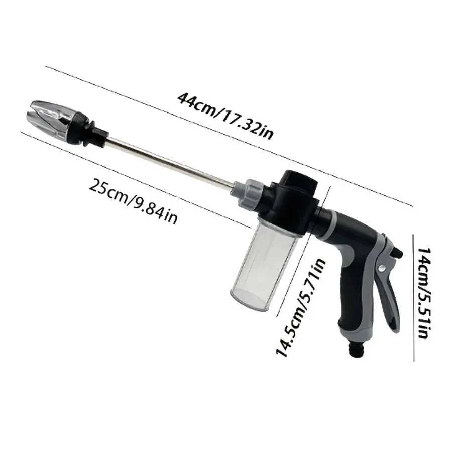 High Pressure Car Wash Gun Kit Foam Sprayer Expandable Flexible Magic Water Hose Brass Fittings For Garden Watering