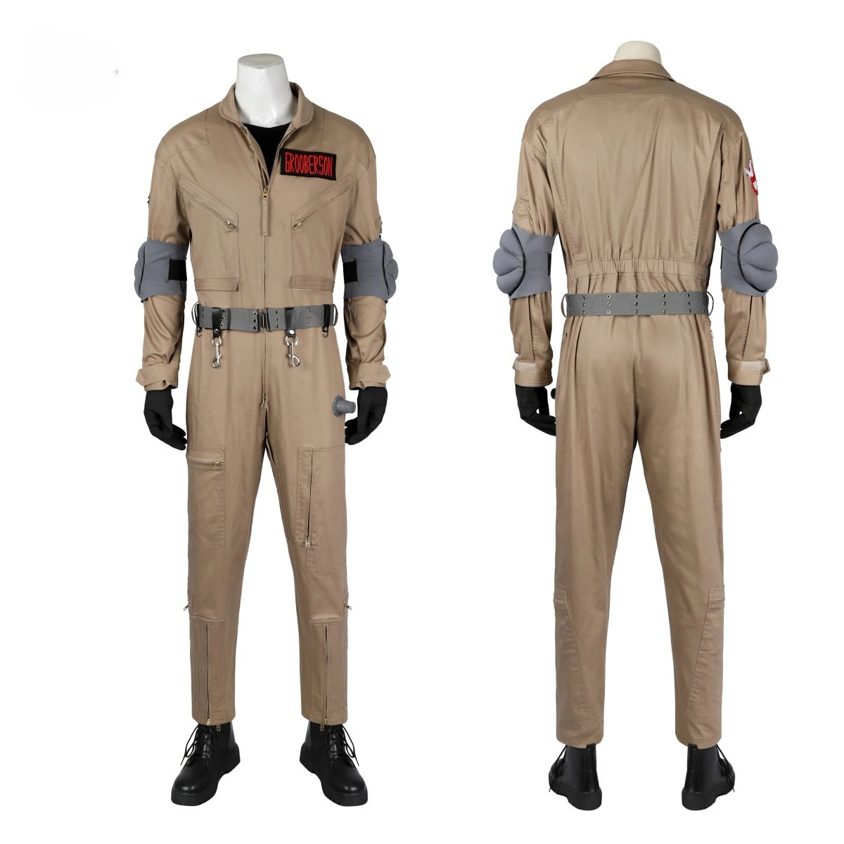 Gary Ghostbusters Fantasias Cosplay para Adultos, Roupas Halloween, Uniforme de Festa, Macacões Mochila, Roupas Role Play, Traje de batalha, Masculino