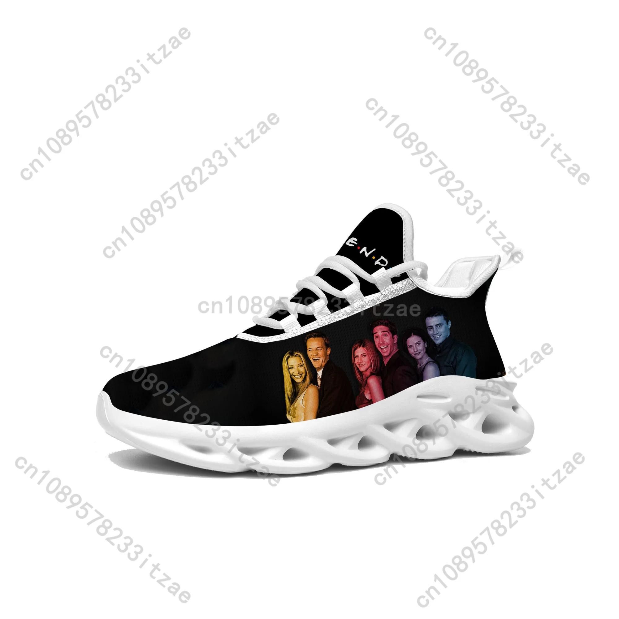 

Friends TV Show Central Perk Coffee Flats Sneakers Mens Womens Sports Running Shoes High Quality DIY Sneaker customization Shoe